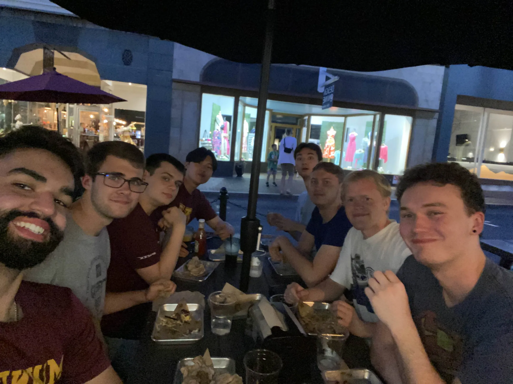 Post competition team dinner